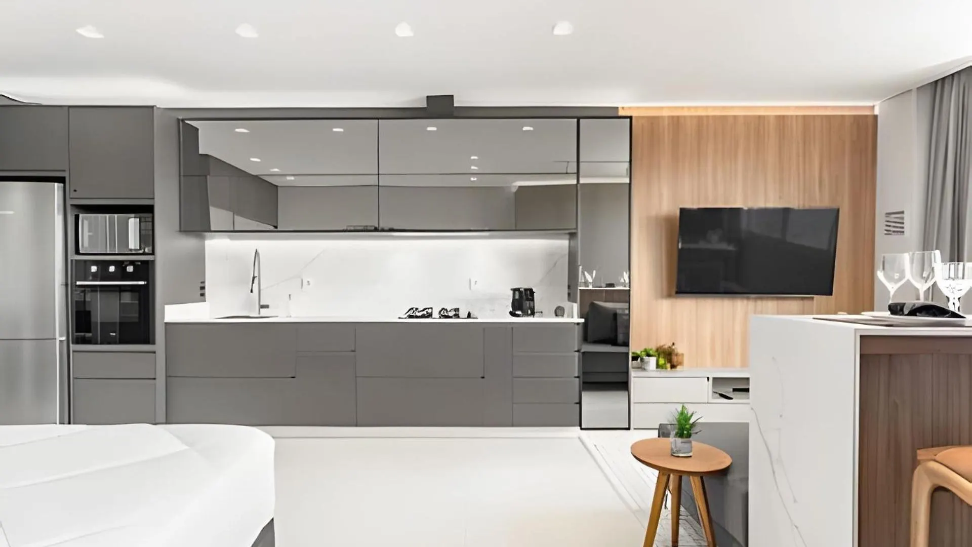 Apartmán Studio 7 Ed. Milano_Bela Vista Mar Florianópolis