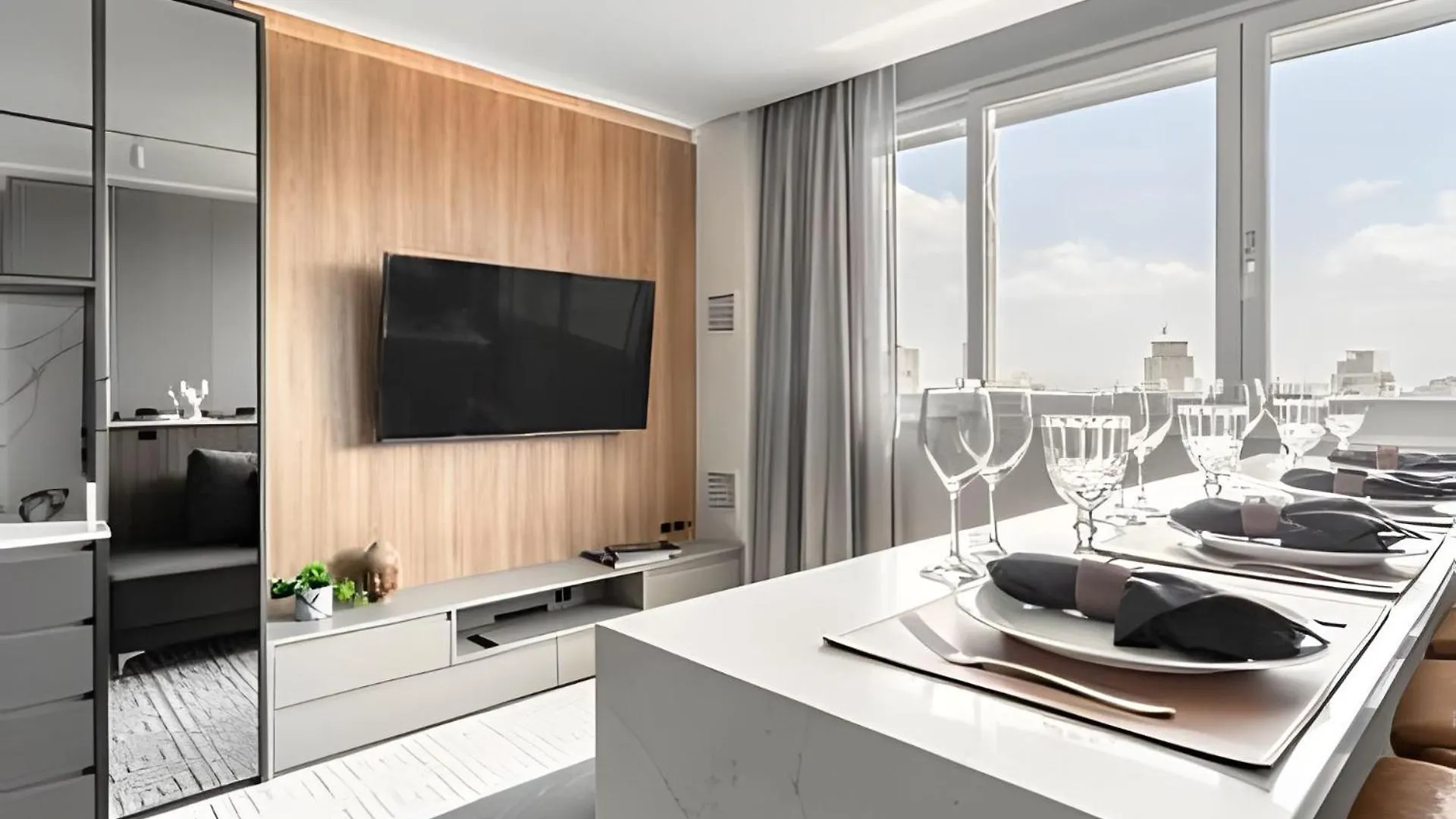 Studio 7 Ed. Milano_Bela Vista Mar Florianópolis Apartmán